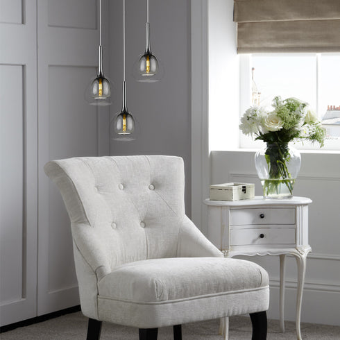 Decorative Luminaire In Smoked Grey LL00009