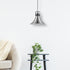 Pendant Luminaire In Satin Nickel And Matt Black LL00011