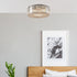 Flush luminaire in Crystal LL00018