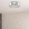 Flush Fitting Luminaire In Chrome And Clear LL00020