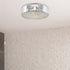 Flush Fitting Luminaire In Chrome And Clear LL00020