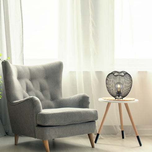 Table Lamp Luminaire In Matt Black LL00065