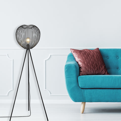 Floor Lamp Luminaire In Matt Black LL00067