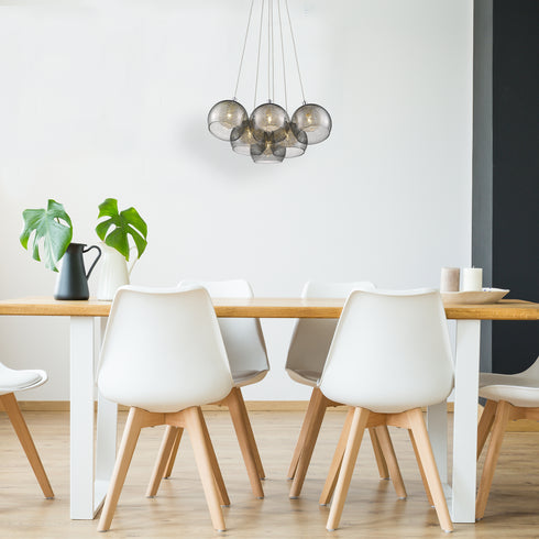 Decorative Luminaire In Chrome And Smoked Grey LL00072