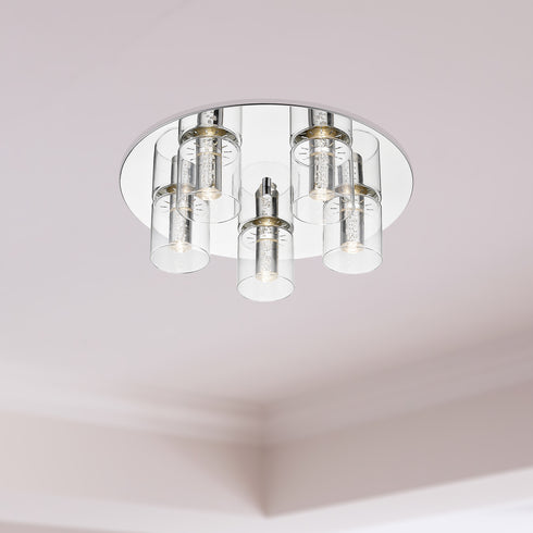 Flush Luminaire In Chrome LL00080