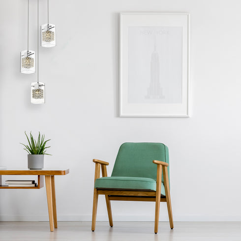 Decorative Luminaire In Chrome LL00135