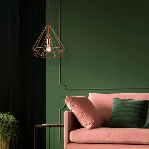 Pendant Luminaire In Copper LL00147