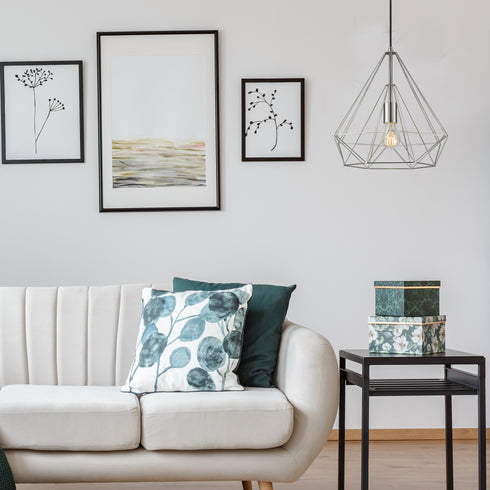 Pendant Luminaire In Satin Nickel LL00152