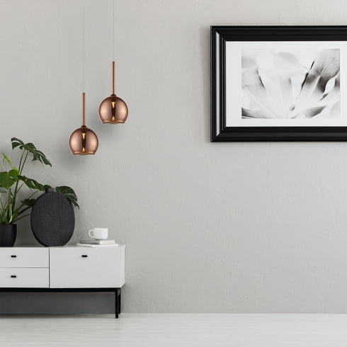 Pendant Luminaire In Copper LL00169