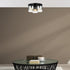 Flush luminaire in Black LL00184