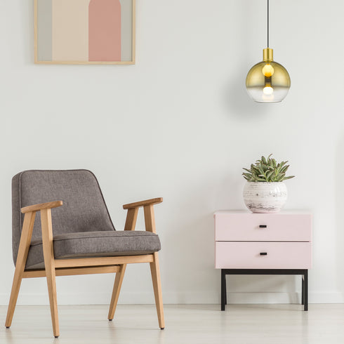 Pendant Luminaire In Gold LL00187