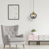 Pendant Luminaire In Smoked Grey LL00188