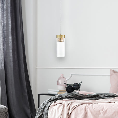 Pendant Luminaire In Light Antique Bronze LL00189