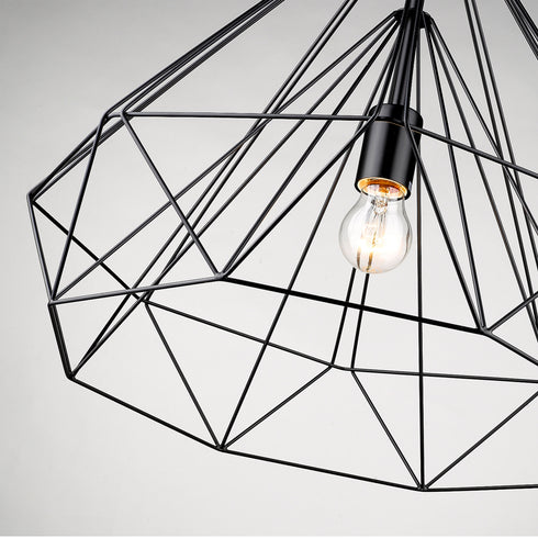 Pendant Luminaire In Matt Black LL00151