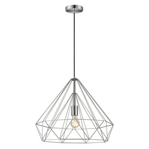 Pendant Luminaire In Satin Nickel LL00152