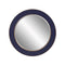 Willersley Blue Round Mirror