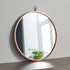 Native Home Lifestyle Pink Copper Round Mirror
