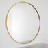 Native Home Lifestyle Gold Manhattan Round Mirror - Large