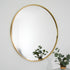 Native Home Lifestyle Gold Manhattan Round Mirror - Medium