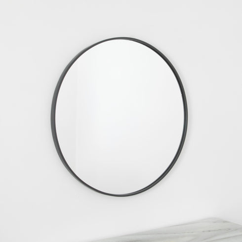 Native Home Lifestyle Grey Manhattan Round Mirror