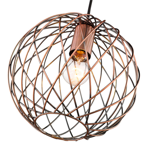 Pendant Luminaire In Antique Copper LL00155