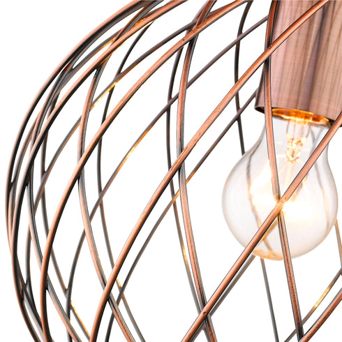 Pendant Luminaire In Antique Copper LL00155