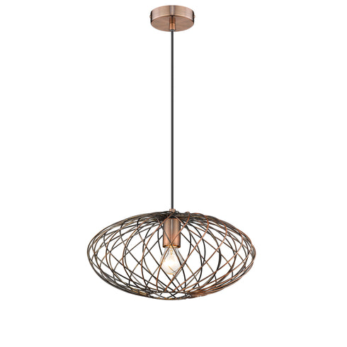 Pendant Luminaire In Antique Copper LL00156
