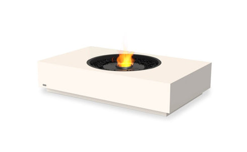 Ecosmart Fire Martini 50 Fire Pit Table - Bone Finish / Black Burner - ESF.O.MTI.50.BO.B