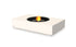 Ecosmart Fire Martini 50 Fire Pit Table - Bone Finish / Black Burner - ESF.O.MTI.50.BO.B