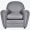 Libra Midhurst Club Chair Concrete Colour Leather