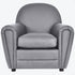 Libra Midhurst Club Chair Concrete Colour Leather