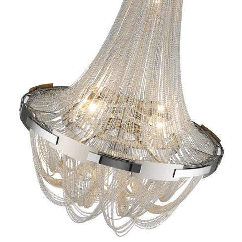 Hill Statement Luminaire In Silver LL00158