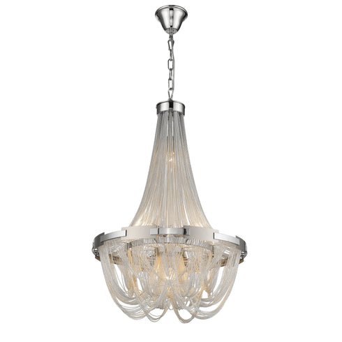 Hill Statement Luminaire In Silver LL00158
