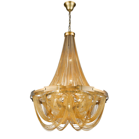 Hill Statement Luminaire In Brass LL00159