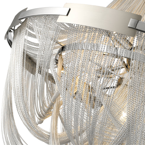 Hill Statement Luminaire In Silver LL00160