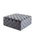 Native Home Lifestyle Button Grey Cocktail Ottoman