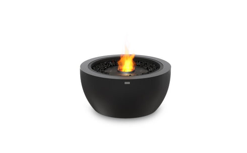Ecosmart Fire Pod 30 Fire Pit Bowl - Graphite Finish / Black Burner - ESF.O.POD.30.GH.B