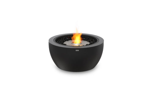 Ecosmart Fire Pod 30 Fire Pit Bowl - Graphite Finish / Stainless Steel Burner - ESF.O.POD.30.GH