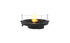 Ecosmart Fire Round 20 Fire Pit Kit - Black Finish / Black Burner - ESF.B.FPK.R.20.B