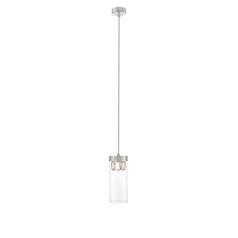 Pendant Luminaire In Satin Nickel LL00190