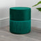 Native Home Lifestyle Round Green Tassles Stool