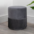Native Home Lifestyle Round Grey Tassles Stool