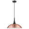 Pendant Luminaire In Copper And Matt Black LL00197