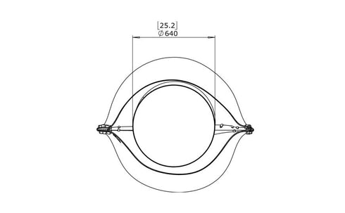 Blinde Design Stitch 125 Concrete Planter - Natural Finish - BLD.1.P.STI.125.Y.NA