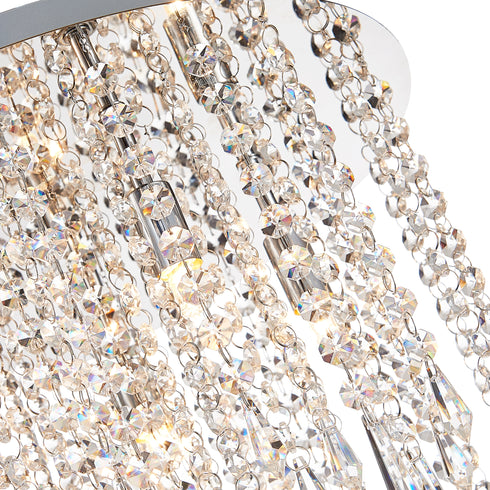 Flush luminaire in Chrome LL00200