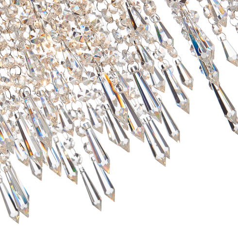 Flush luminaire in Chrome LL00200