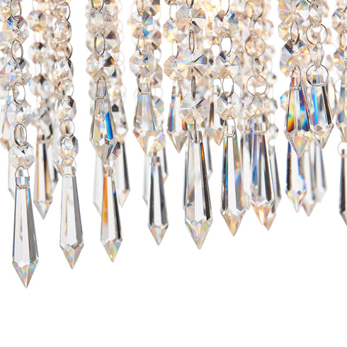 Flush luminaire in Chrome LL00201