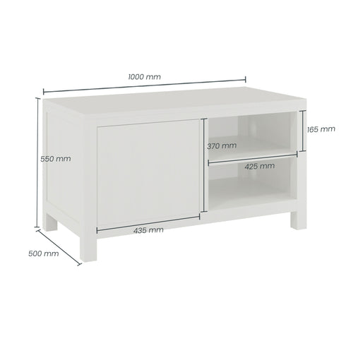 Flyford Tv Unit (Small) | Grey