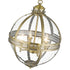 Pendant Luminaire In Antique Brass LL00206