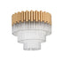 Flush luminaire in Gold Pendant